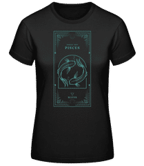 Art Deco Zodiac Sign Pisces · Frauen Basic T-Shirt