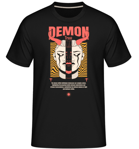 Aperçu: Demon -  T-Shirt Shirtinator homme - Noir - Devant