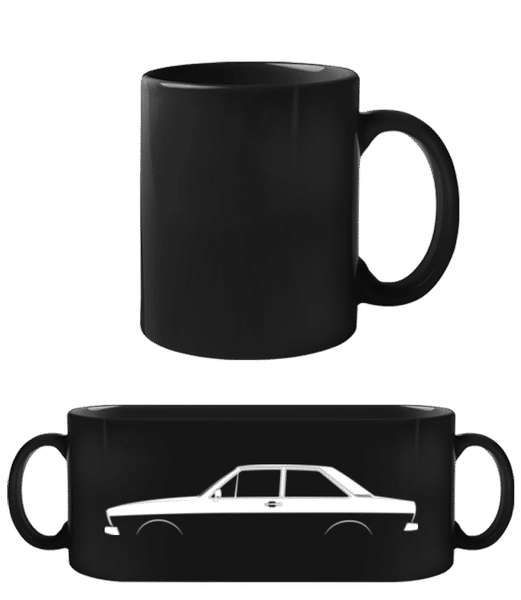 Aperçu: 'Audi 80 GT B1' Silhouette - Tasse Noire - Noir - Devant