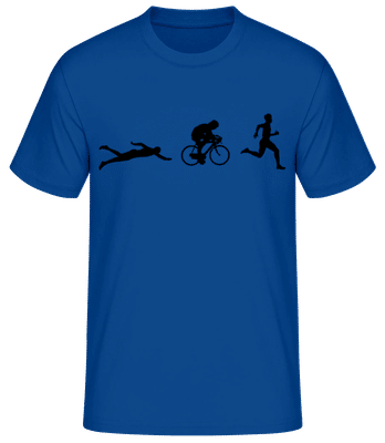 Triathlon - T-shirt standard Homme - Bleu royal - Devant