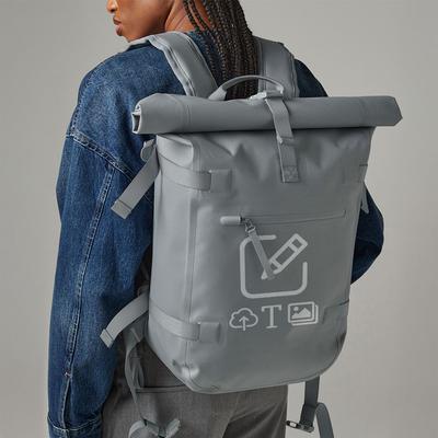 Rolltop backpack - Dusty Blue