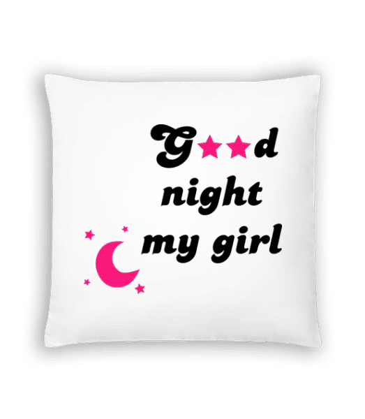Aperçu: Good Night My Girl - Coussin - Blanc - Devant