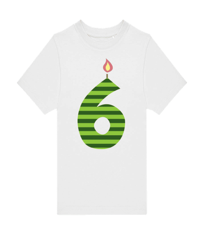 Preview: Birthday candle 9 - Kids B&C T-Shirt - White - Front