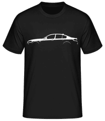 'BMW M5 F90' Silhouette · Pánské basic tričko