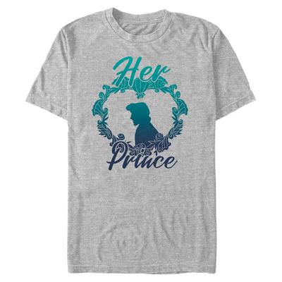 Disney - The Little Mermaid - Eric Her Prince - Men's T-Shirt - Heather grey - Front