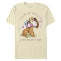 Disney Classics - Lady and the Tramp - Lady Home Dog - Men's T-Shirt - Cream - Front