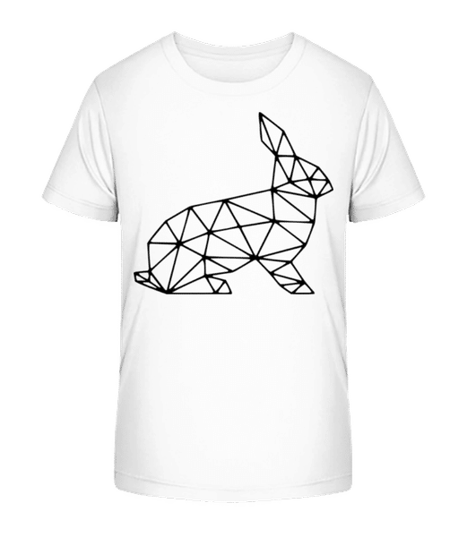 Aperçu: Polygon Lièvre - T-shirt bio Enfant Stanley Stella 2.0 - Blanc - Devant