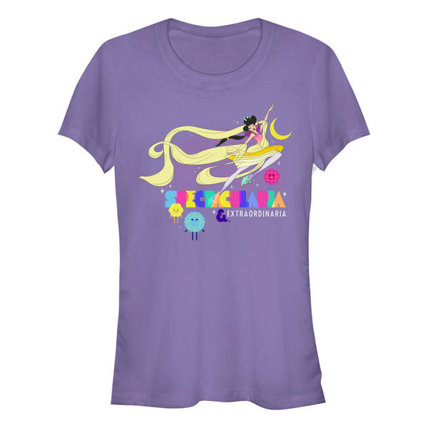 Aperçu: Netflix - Voyage vers la Lune - Chang'e Spectacularia - Femme T-shirt - Pourpre - Devant