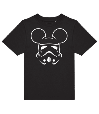Trooper Mouse - Kids B&C T-Shirt - Black - Front