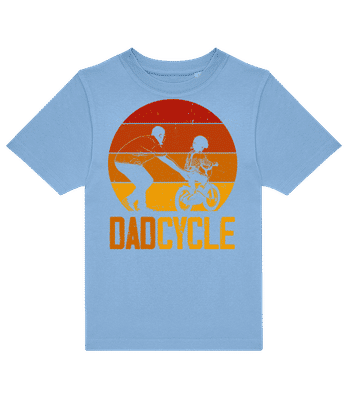 Dadcycle - Dětské tričko B&C - Světle modrá - Napřed