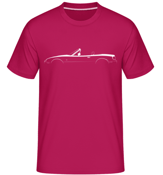 Preview: 'Mazda MX-5 Miata NA' Silhouette - Shirtinator Men's T-Shirt - Magenta - Front