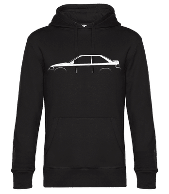 'Ford Escort GT (1993)' Silhouette - Sweat à capuche premium Unisexe - Noir - Devant
