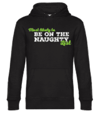 Likely To Be Naughty - Men’s Standard Hoodie - Black - Front