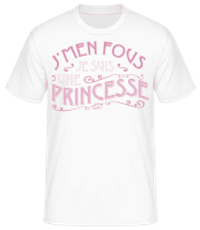 Je Suis Une Princesse - T-shirt standard Homme - Blanc - Devant