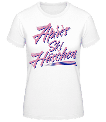 Apres Ski Häschen - Frauen Basic T-Shirt - Weiß - Vorne