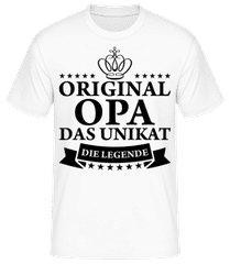 Opa Das Unikat Die Legende · Männer Basic T-Shirt