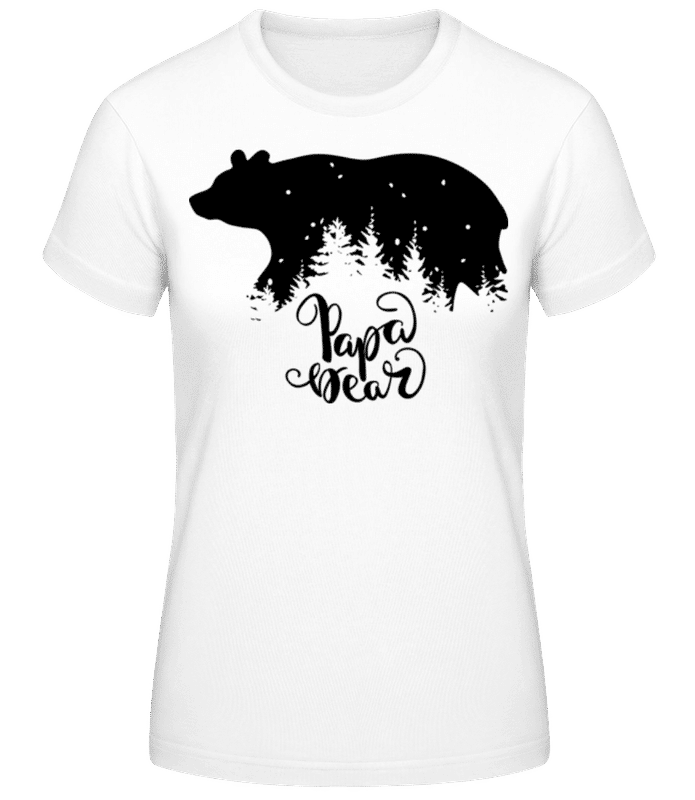 Preview: Papa Bear - Women's B&C T-Shirt - White - Front