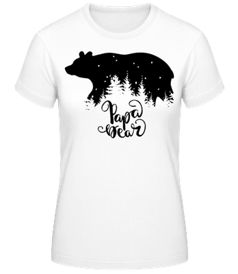 Papa Bear - Women's B&C T-Shirt - White - Front