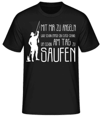 Mit Mir Zu Angeln · Männer Basic T-Shirt