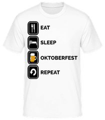 Eat Sleep Oktoberfest Repeat · Men's Basic T-Shirt