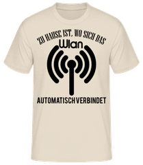 Wo Das Wlan Sich Verbindet · Männer Basic T-Shirt