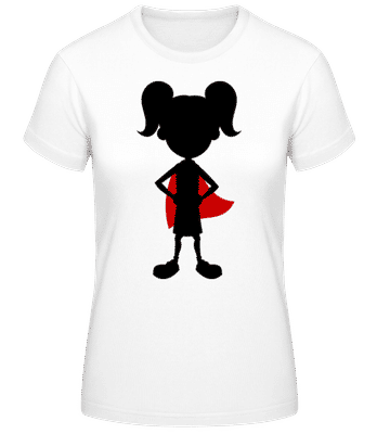 Superheldin Schwester - Frauen Basic T-Shirt - Weiß - Vorne