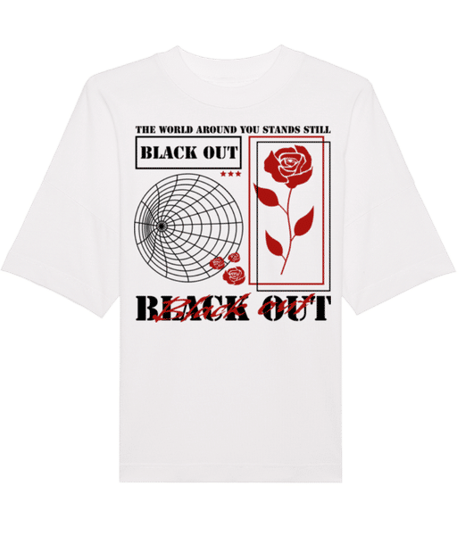 Aperçu: Black Out - T-shirt Bio unisexe Stanley Stella extra large - Blanc - Devant