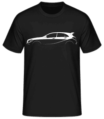 'Mercedes-AMG A 45' Silhouette · Men's Basic T-Shirt