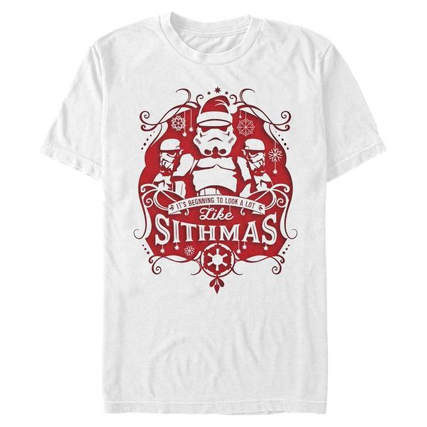 Star Wars - Stormtrooper Trooper Claus - Christmas - Homme T-shirt - Blanc - Devant