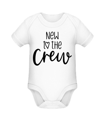 New To The Crew - Bio body pre deti - Biela - Predné