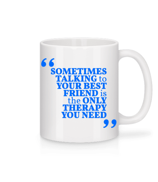 Aperçu: Your Best Friend - Mug en céramique blanc - Blanc - Devant