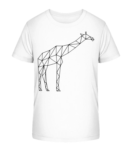 Aperçu: Polygon Girafe - T-shirt bio Enfant Stanley Stella 2.0 - Blanc - Devant