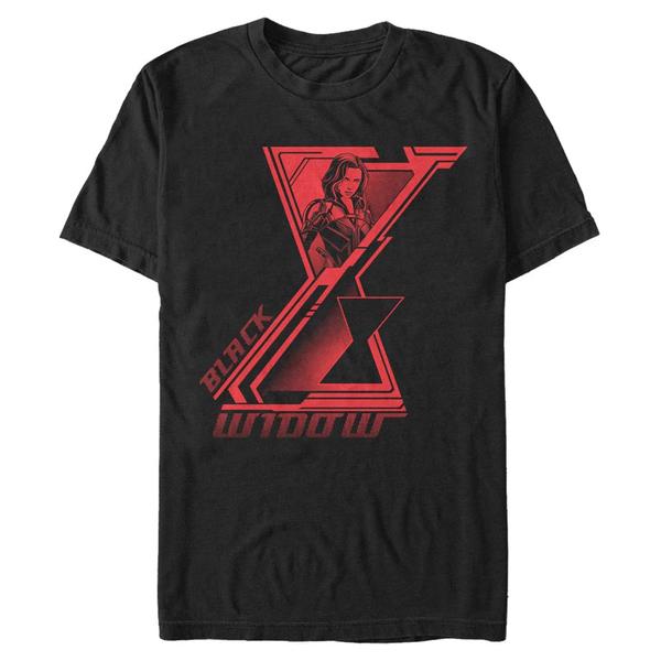 Aperçu: Marvel - Black Widow - Black Widow Widow Symbol - Homme T-shirt - Noir - Devant