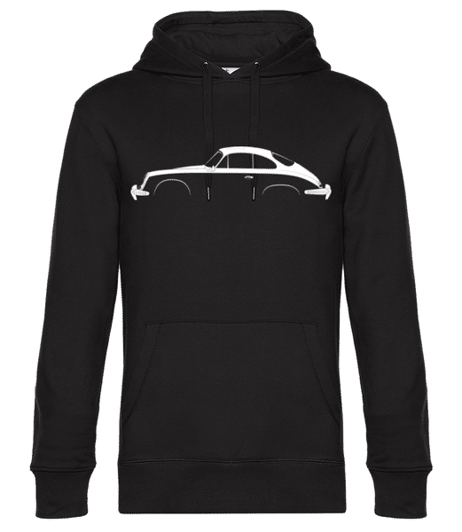 Aperçu: 'Porsche 356 SC Coupe' Silhouette - Sweat à capuche premium Unisexe - Noir - Devant
