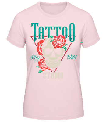 Stay Wild Studio - Camiseta básica de mujer - Rosa - delante