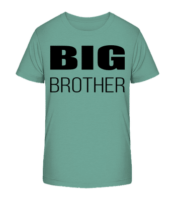 Big Brother - Detské bio tričko Stanley Stella 2.0 - Modrozelená - Predné