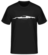 'Ford GT (2017)' Silhouette - Men's Basic T-Shirt - Black - Front
