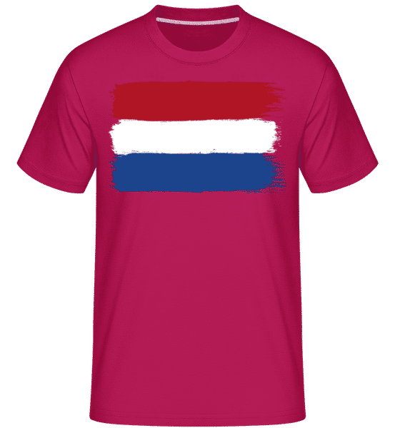 Preview: Country Flag Netherlands - Shirtinator Men's T-Shirt - Magenta - Front