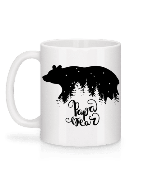 Vorschau: Papa Bear - Tasse - Weiß - Hinten