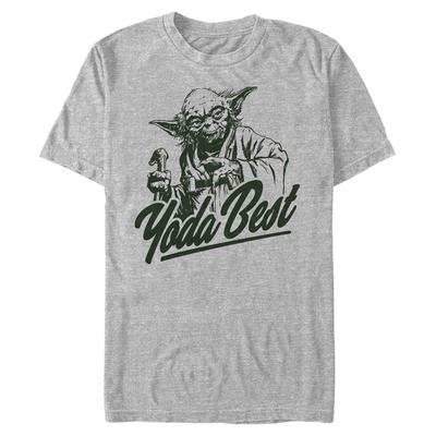 Star Wars - Yoda Best - Homme T-shirt - Gris chiné - Devant