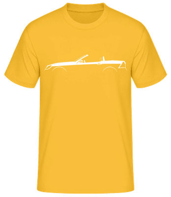 'Mercedes-Benz SLK R170' Silhouette - Men's Basic T-Shirt - Golden yellow - Front
