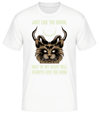 Just Like The Moon - Men's Basic T-Shirt - White - Front