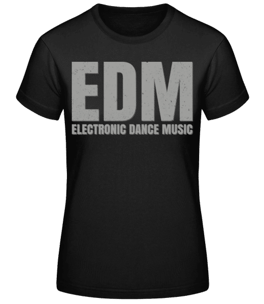 Aperçu: EDM Electronic Dance Music - T-shirt standard Femme - Noir - Devant