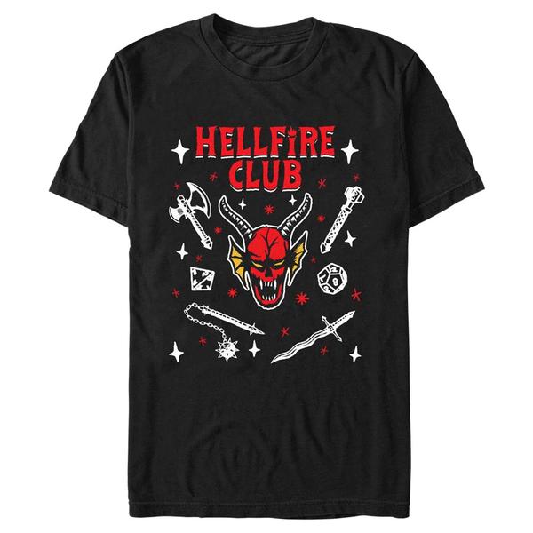 Aperçu: Netflix - Stranger Things - Textbook HFC - Homme T-shirt - Noir - Devant