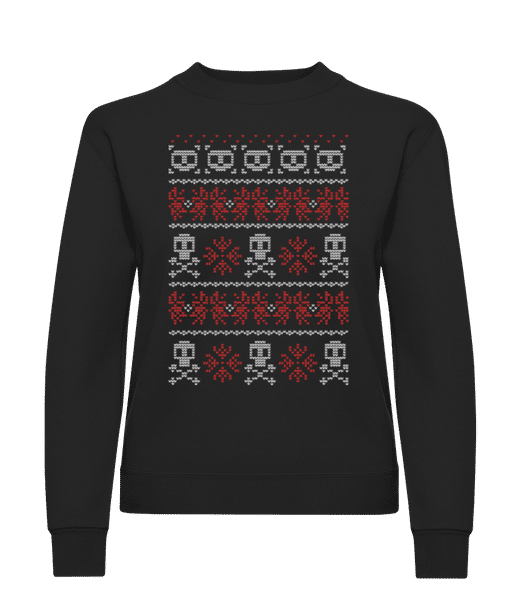 Aperçu: Ugly Evil - Sweatshirt Femme - Noir - Devant