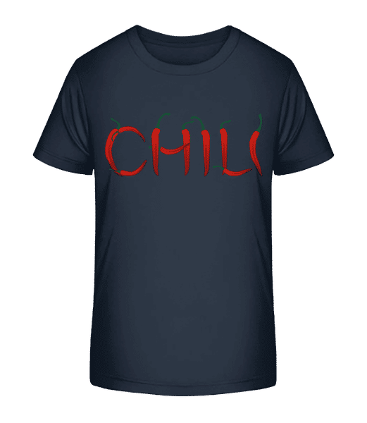 Aperçu: Chili - T-shirt bio Enfant Stanley Stella 2.0 - Bleu marine - Devant