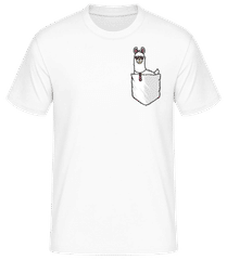 Alpaka Brusttasche · Männer Basic T-Shirt