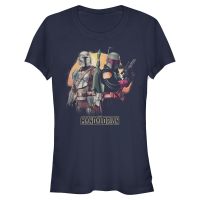 Star Wars - The Mandalorian - Boba Fett MandoMon Epi6 Need a Break - Women's T-Shirt - Navy - Front