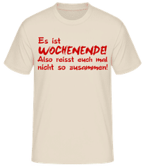 Es Ist Wochenende · Männer Basic T-Shirt