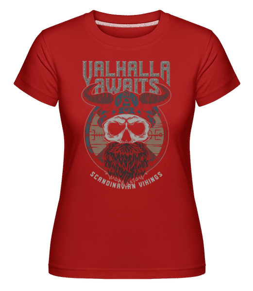 Preview: Scandinavian Vikings -  Shirtinator Women's T-Shirt - Red - Front